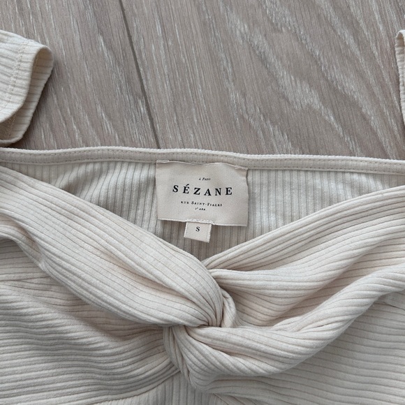 Sezane Caro Top in Cream Size S - Picture 6 of 11